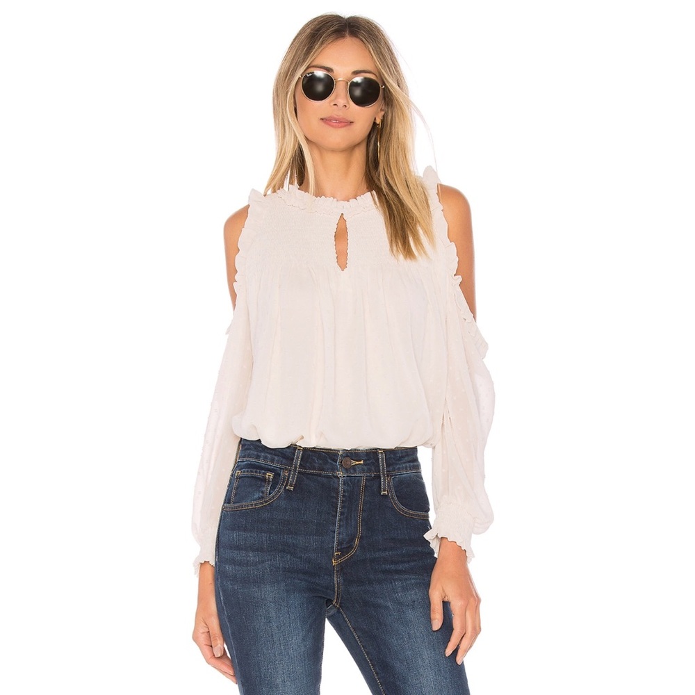 Revolve & Sanctuary — Wishmaker Blouse in Milk